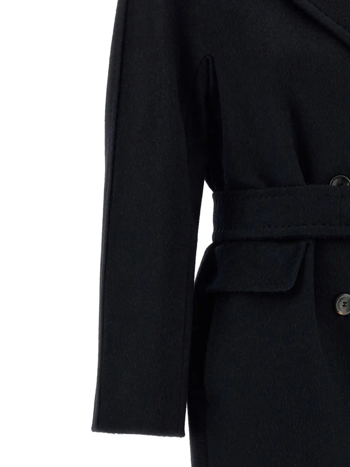Max Mara Blue Cashmere Coat