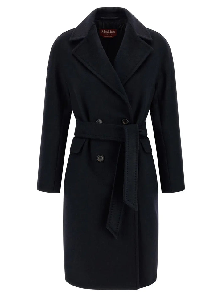 Max Mara Blue Cashmere Coat