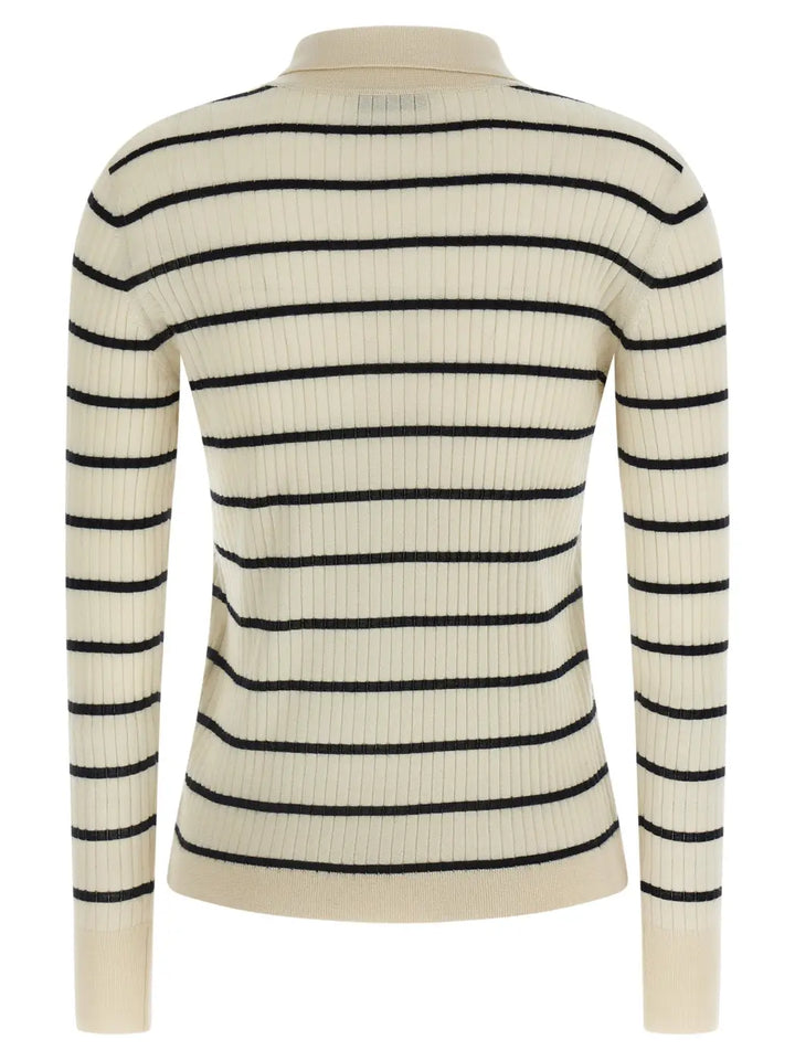 Max Mara Blue Cashmere Polo Shirt