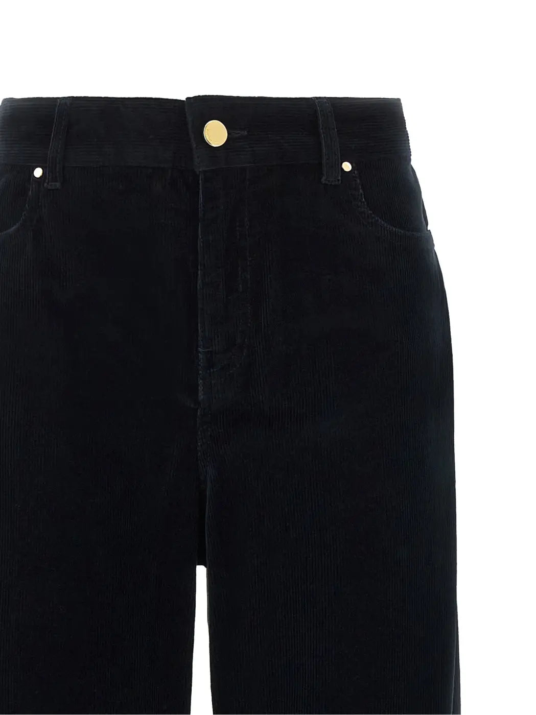 Max Mara Blue Cotton Casual Pants
