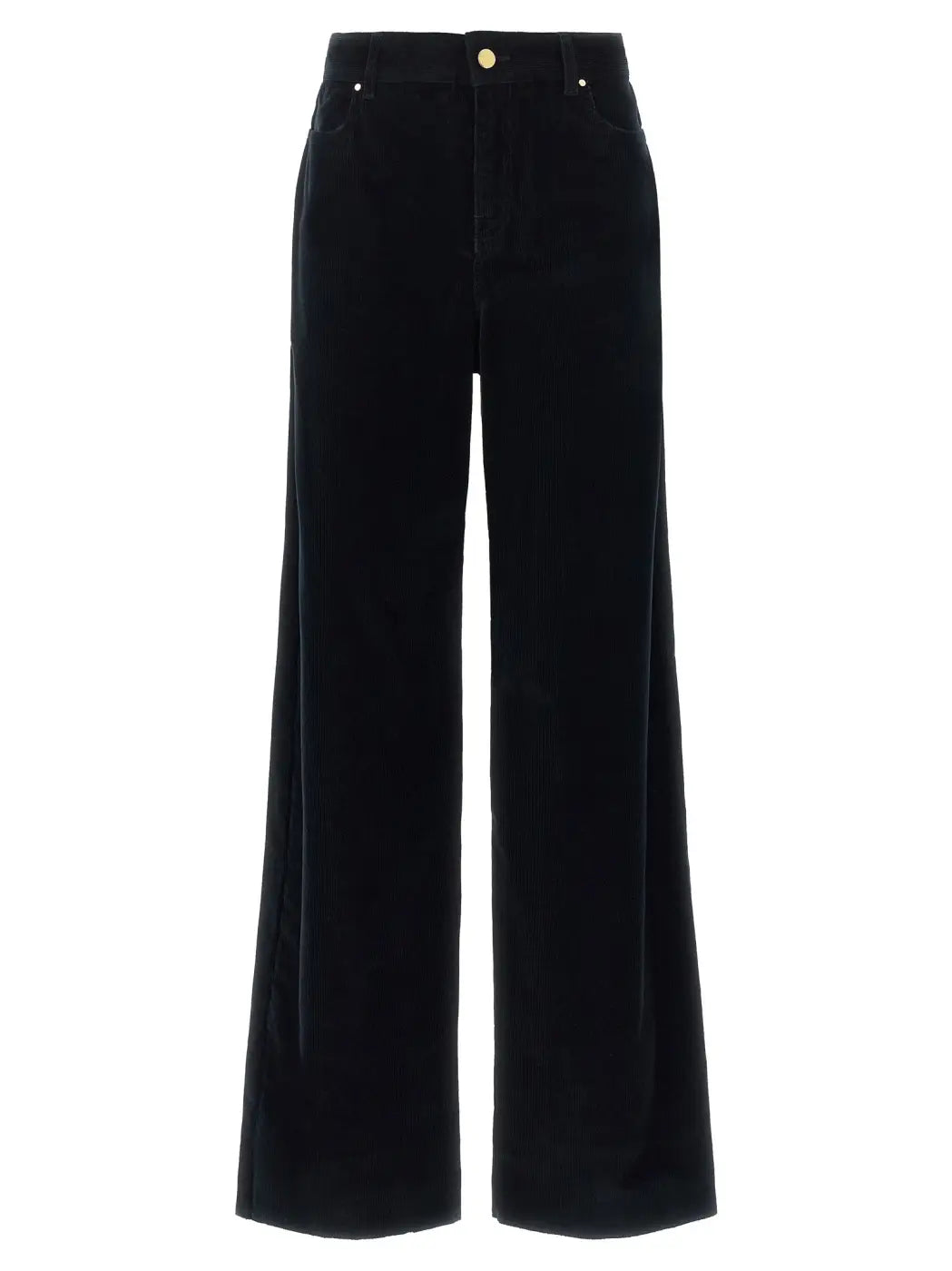 Max Mara Blue Cotton Casual Pants