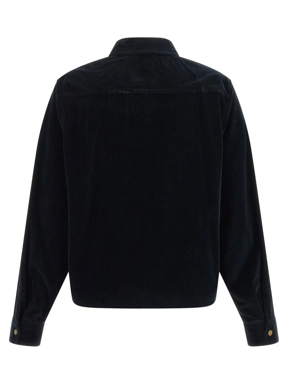 Max Mara Blue Cotton Full-length Jacket