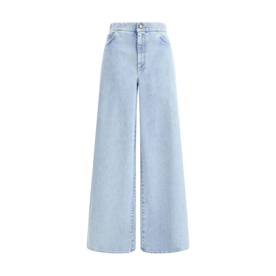 Max Mara Blue Cotton Jeans Denim