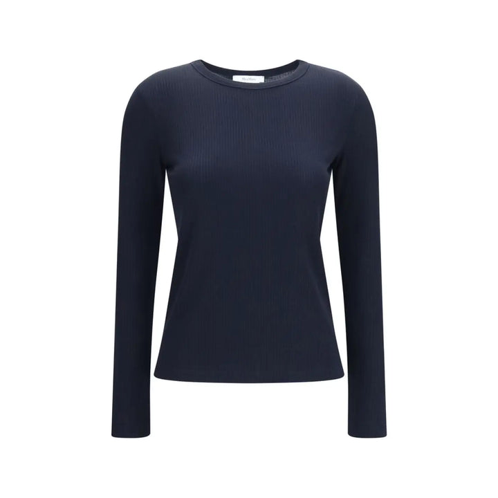 Max Mara Blue Lyocell Sweatshirt