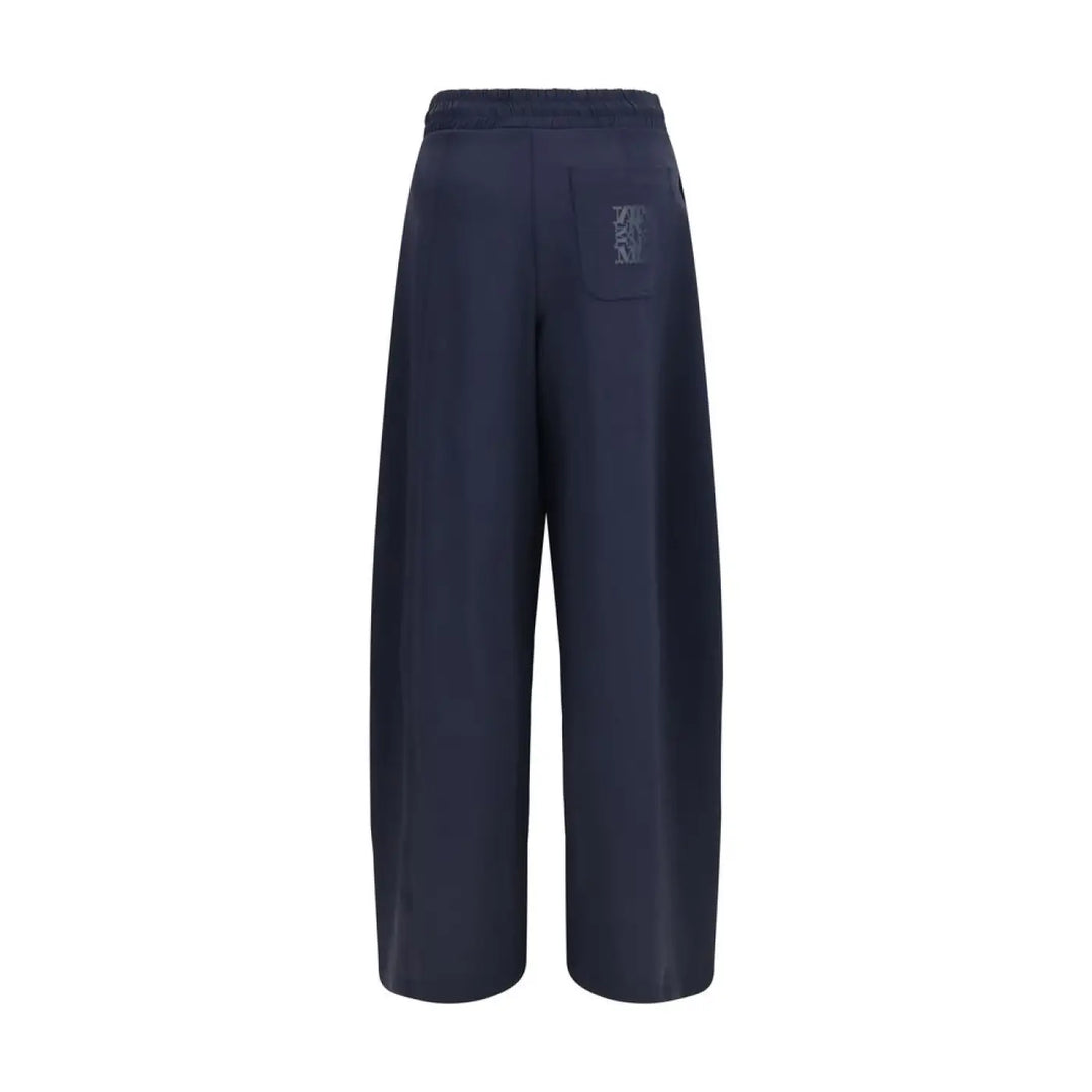 Max Mara Blue Polyamide Casual Pants