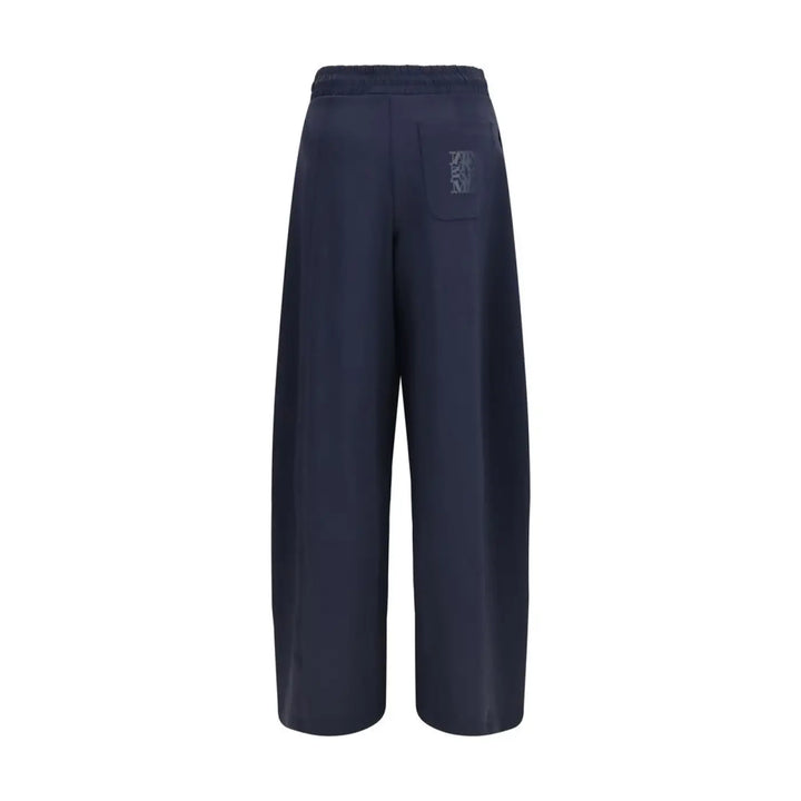 Max Mara Blue Polyamide Casual Pants