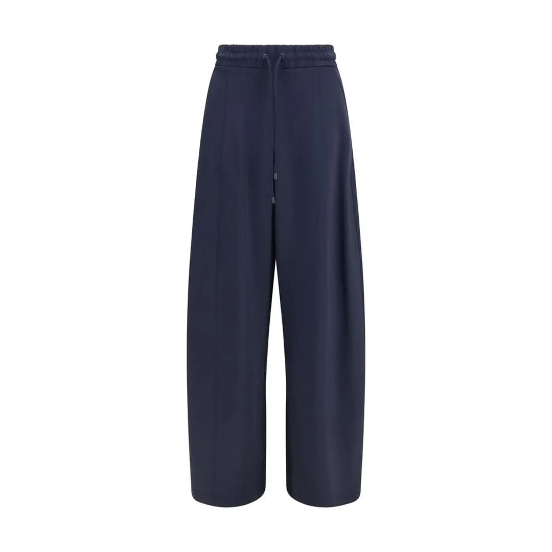 Max Mara Blue Polyamide Casual Pants