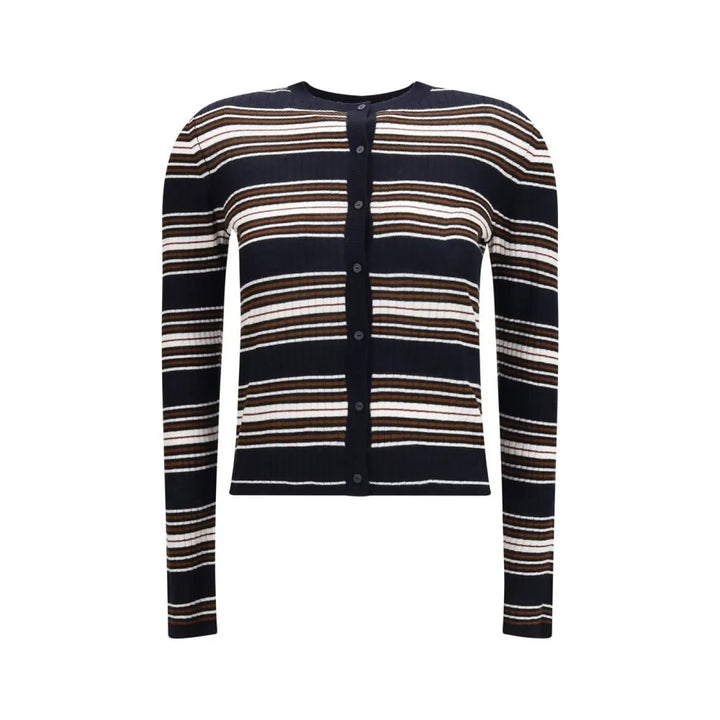 Max Mara Blue Silk Cardigan