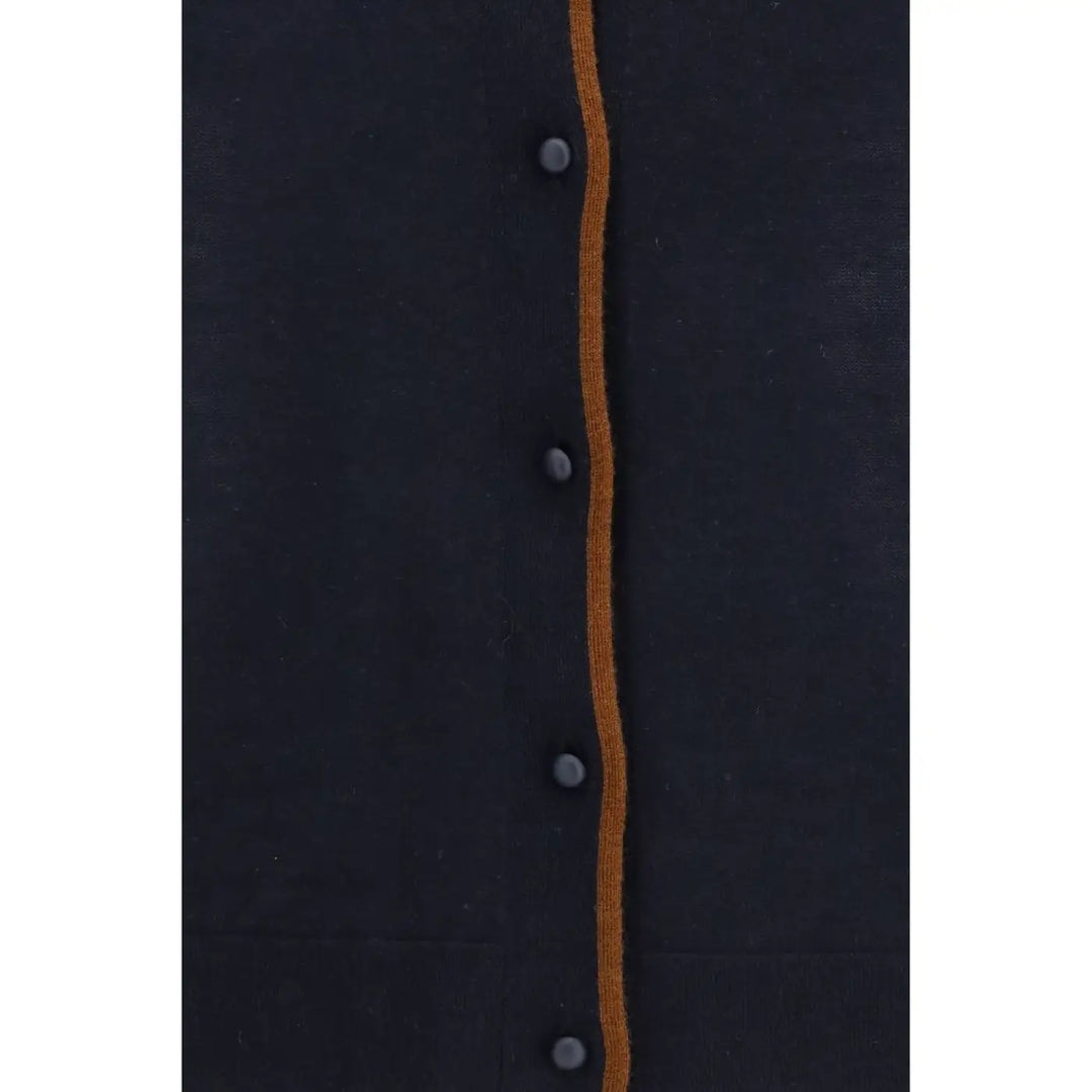 Max Mara Blue Silk Cardigan
