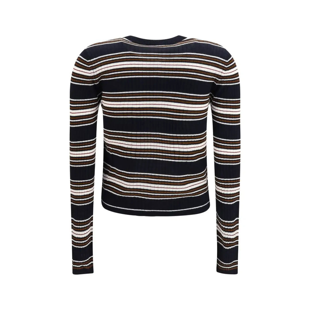 Max Mara Blue Silk Cardigan