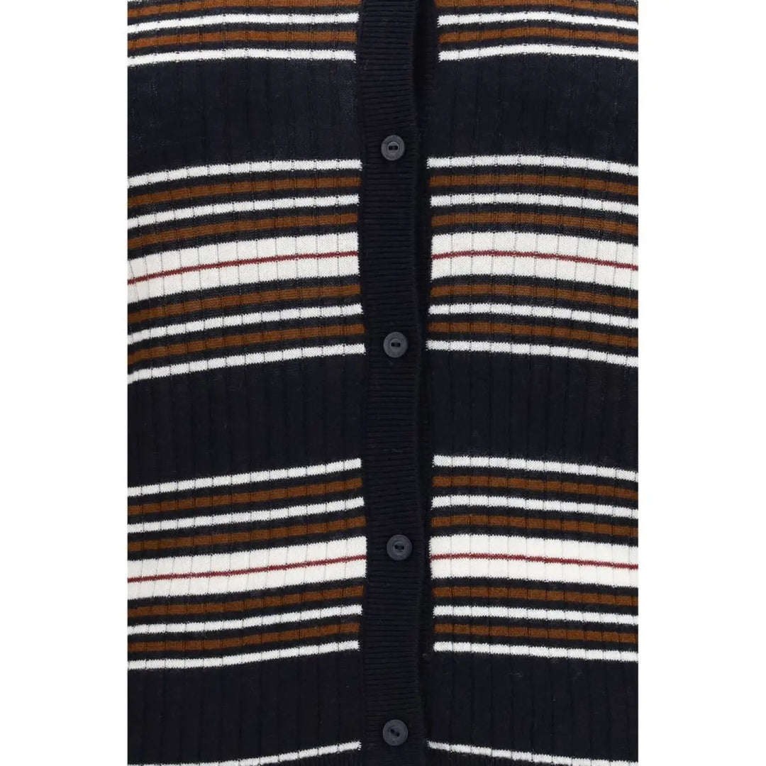 Max Mara Blue Silk Cardigan
