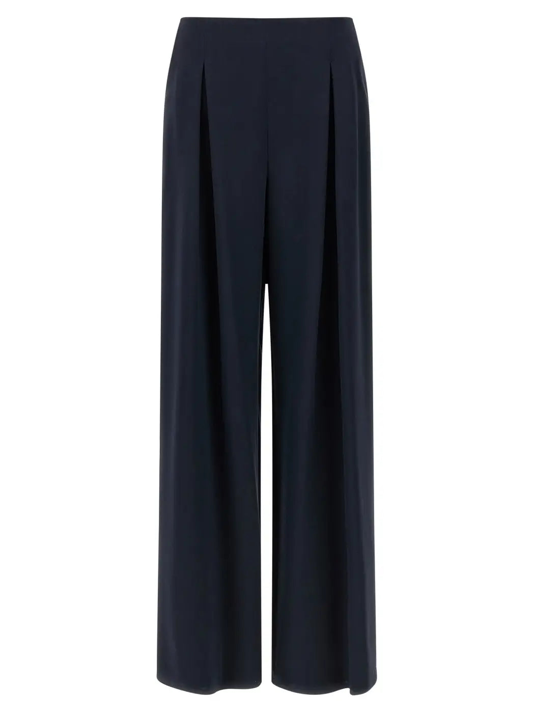 Max Mara Blue Silk Casual Pants