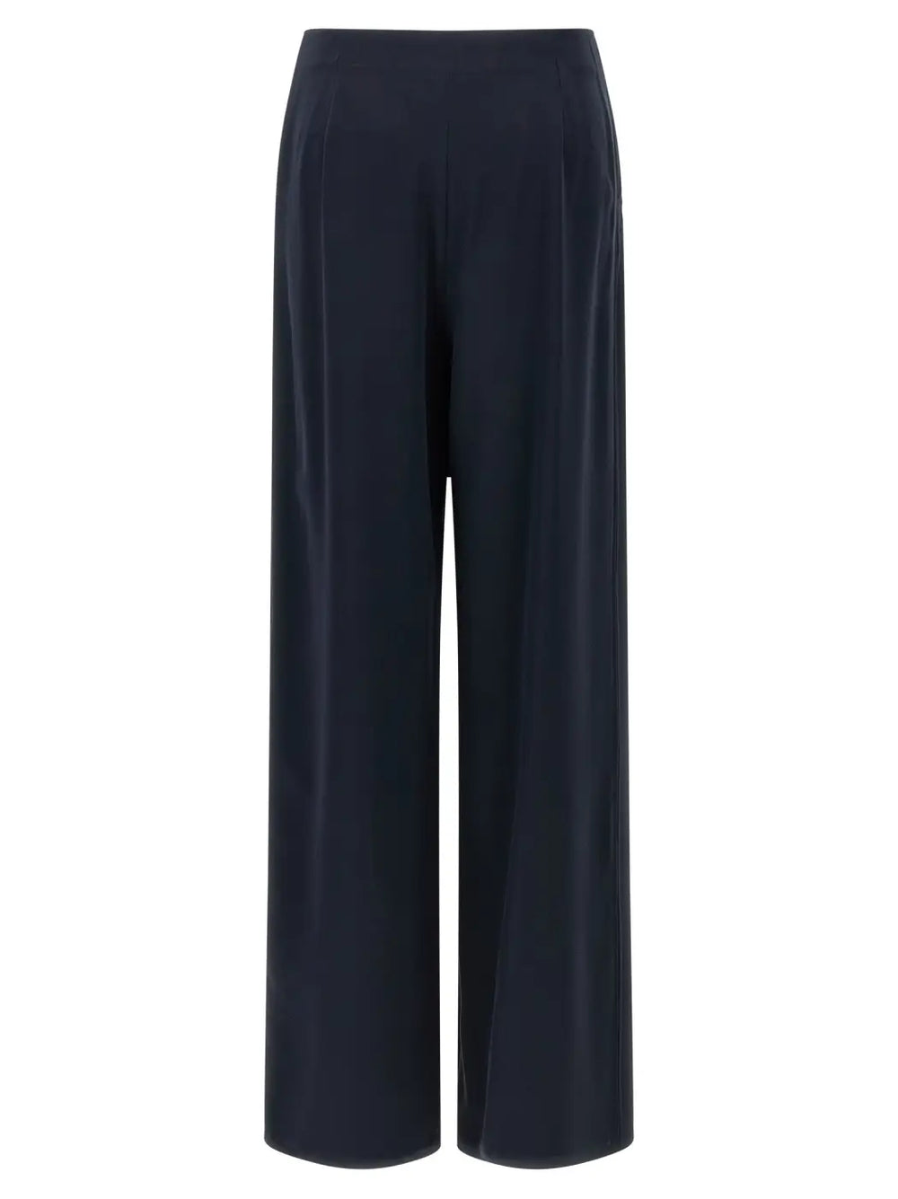 Max Mara Blue Silk Casual Pants