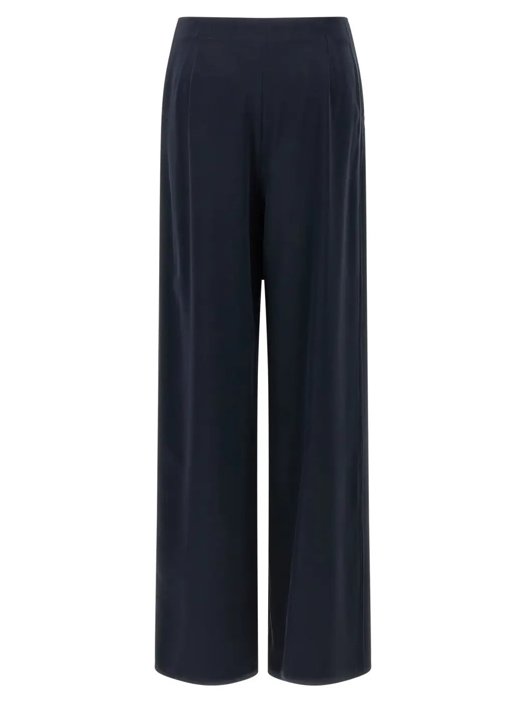 Max Mara Blue Silk Casual Pants