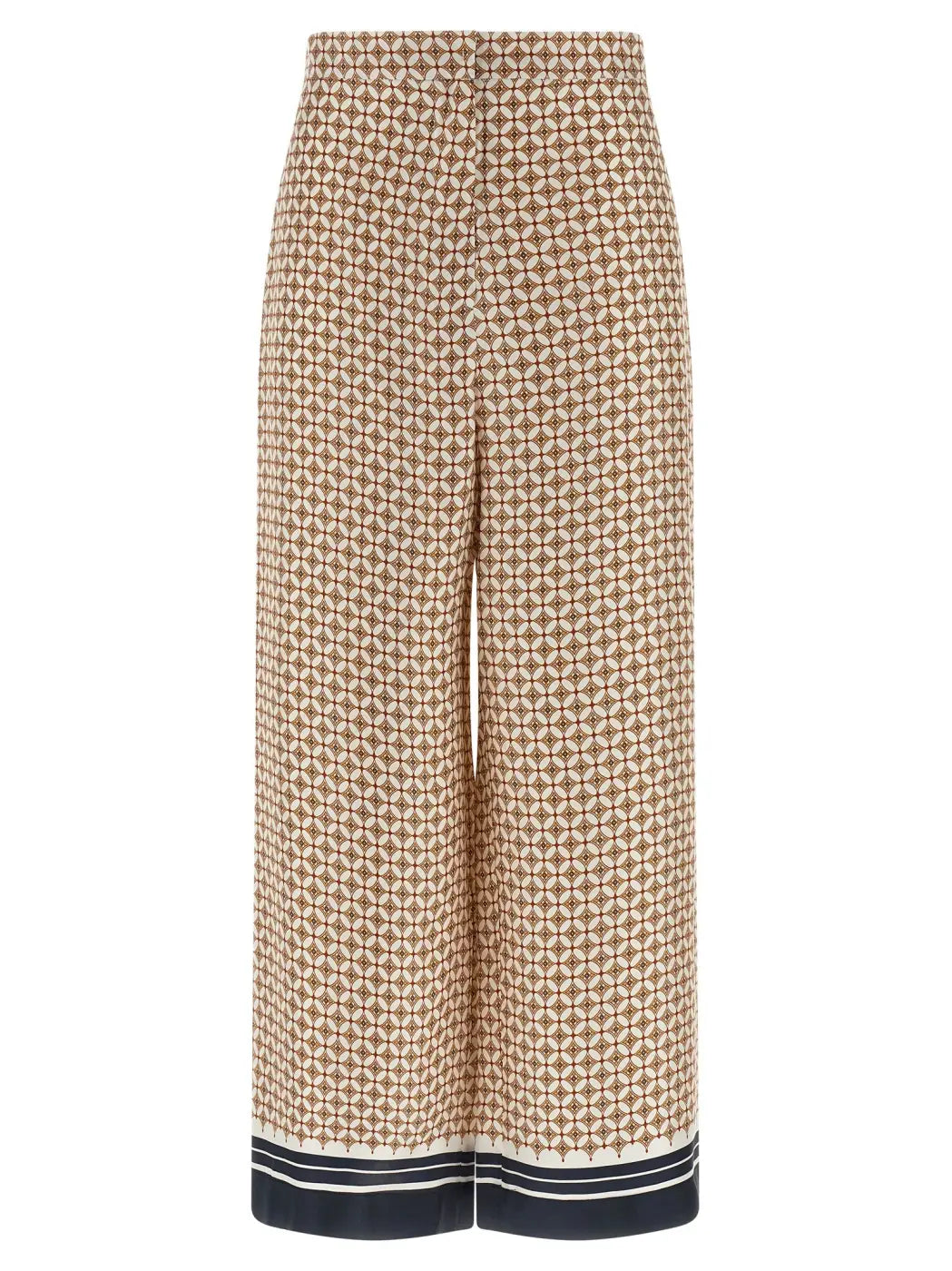 Max Mara Blue Silk Pants
