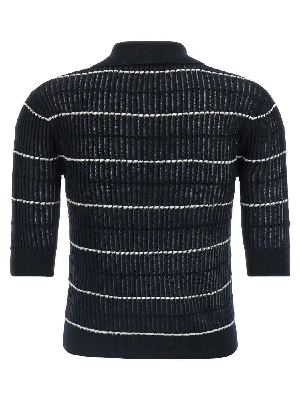 Max Mara Blue Silk Polo Shirt