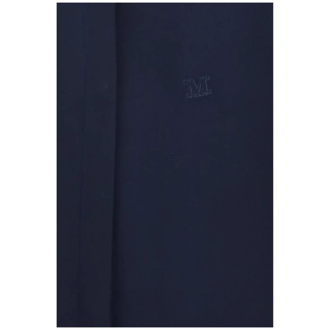 Max Mara Blue Silk Shirt