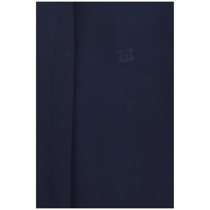 Max Mara Blue Silk Shirt