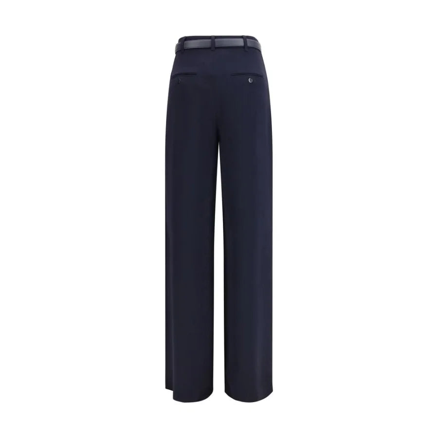 Max Mara Blue Triacetate Casual Pants