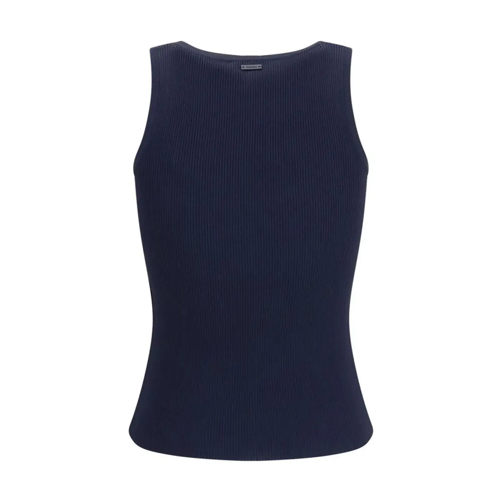 Max Mara Blue Viscose Tank Tops
