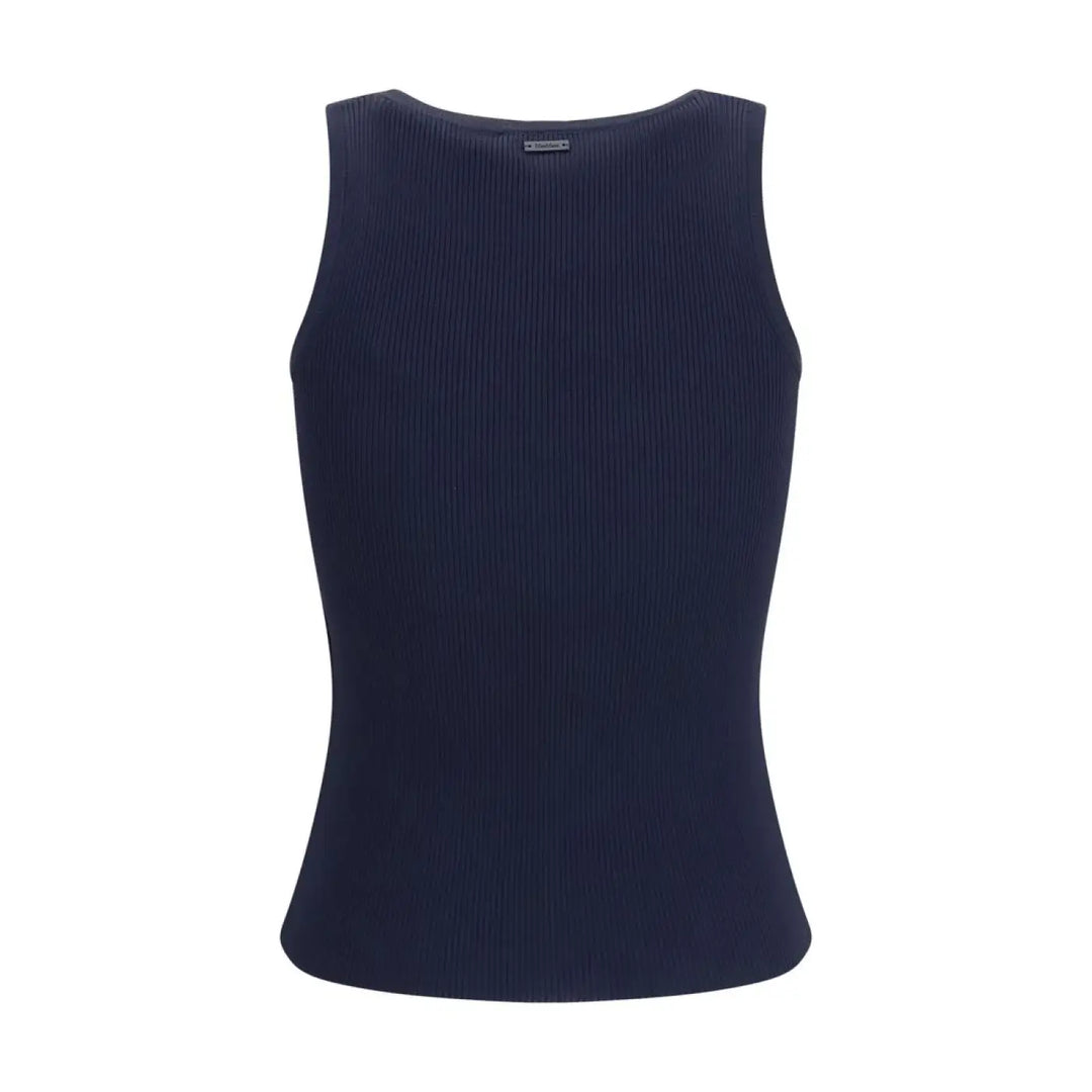 Max Mara Blue Viscose Tank Tops