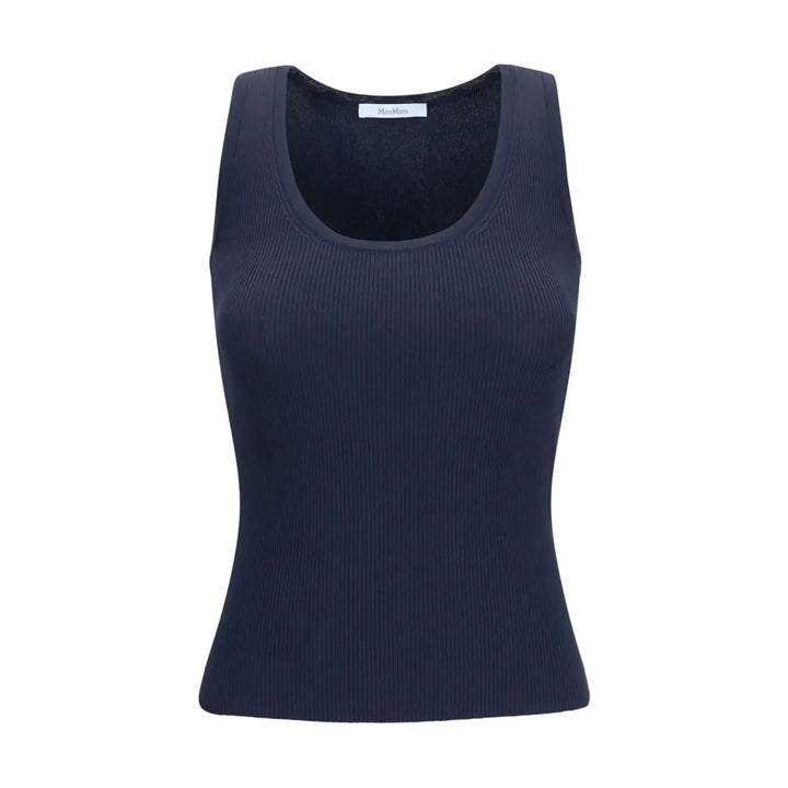 Max Mara Blue Viscose Tank Tops