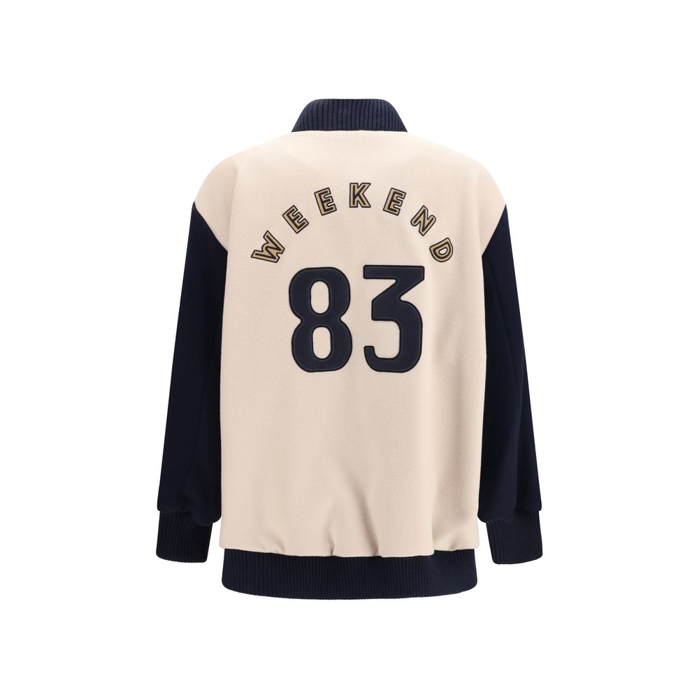 Max Mara Bomber Jackets - Blue Wool Oves Aries