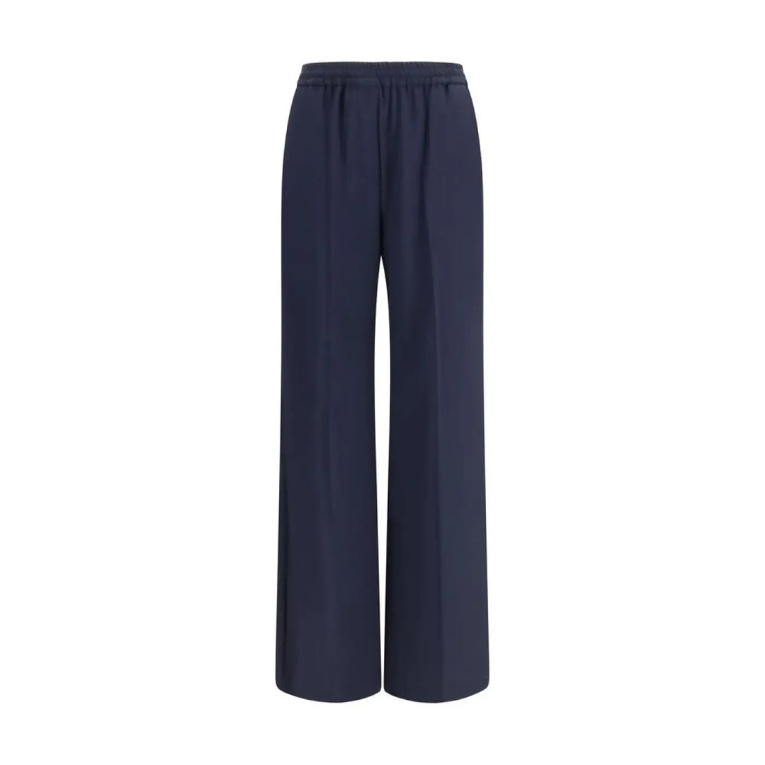 Max Mara Blue Wool Oves Aries Casual Pants