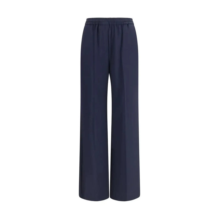 Max Mara Blue Wool Oves Aries Casual Pants