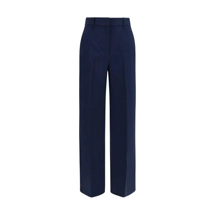 Max Mara Blue Wool Oves Aries Casual Pants