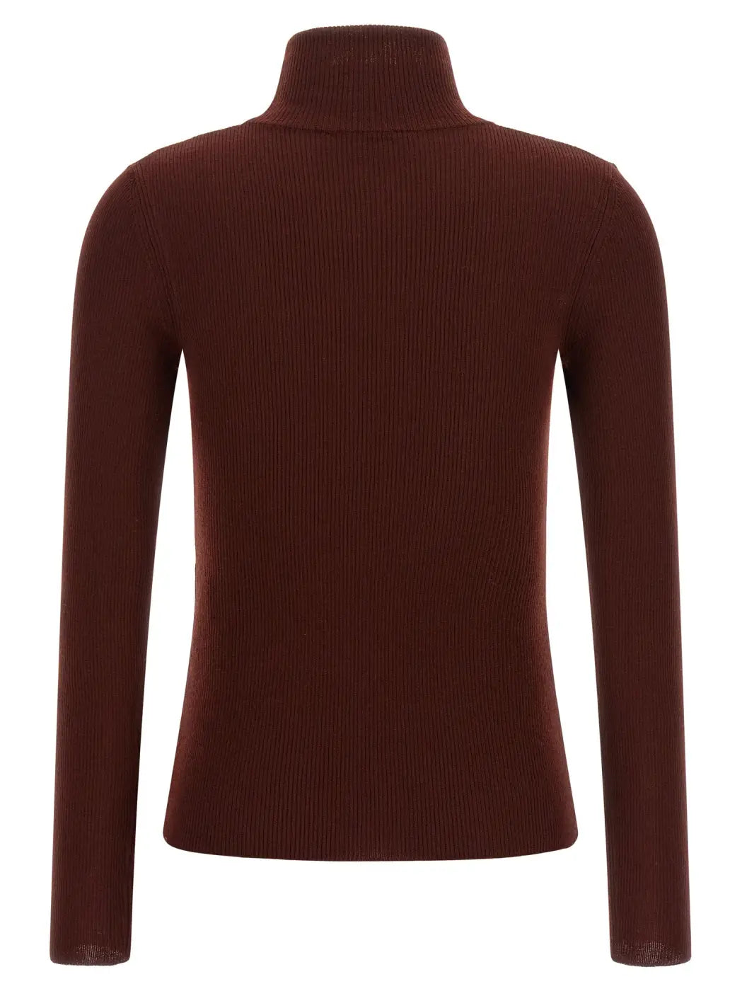 Max Mara Bordeaux Virgin Wool Cardigan