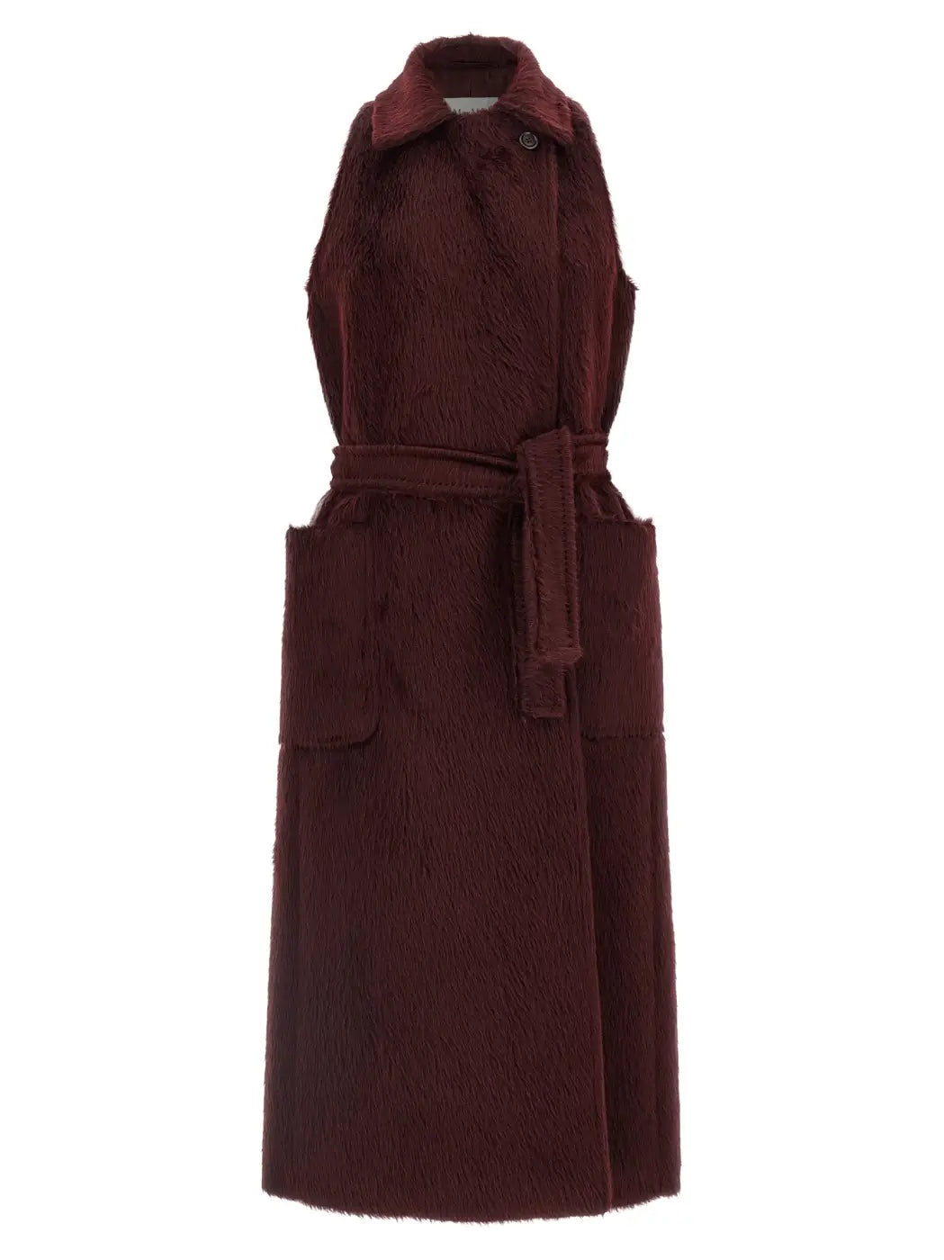 Max Mara Bordeaux Wool Coat