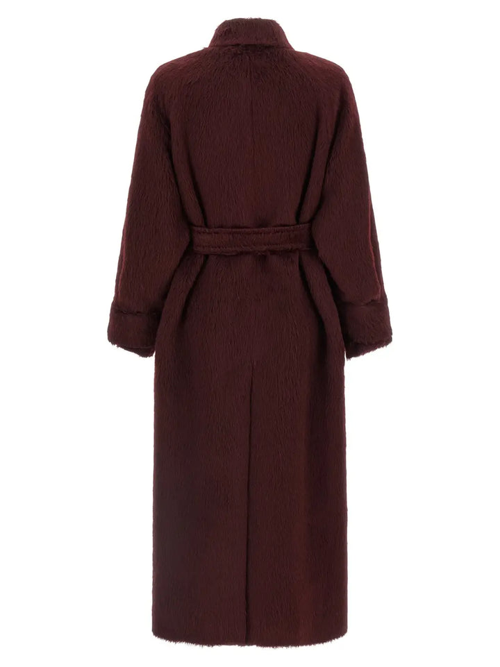Max Mara Bordeaux Wool Coat