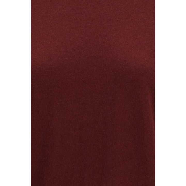 Max Mara - Bordeaux Wool Oves Aries T-Shirt