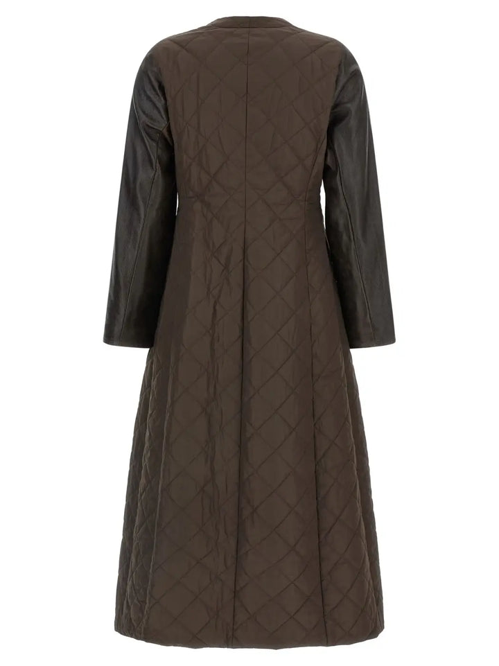 Max Mara Brown Polyamide Coat