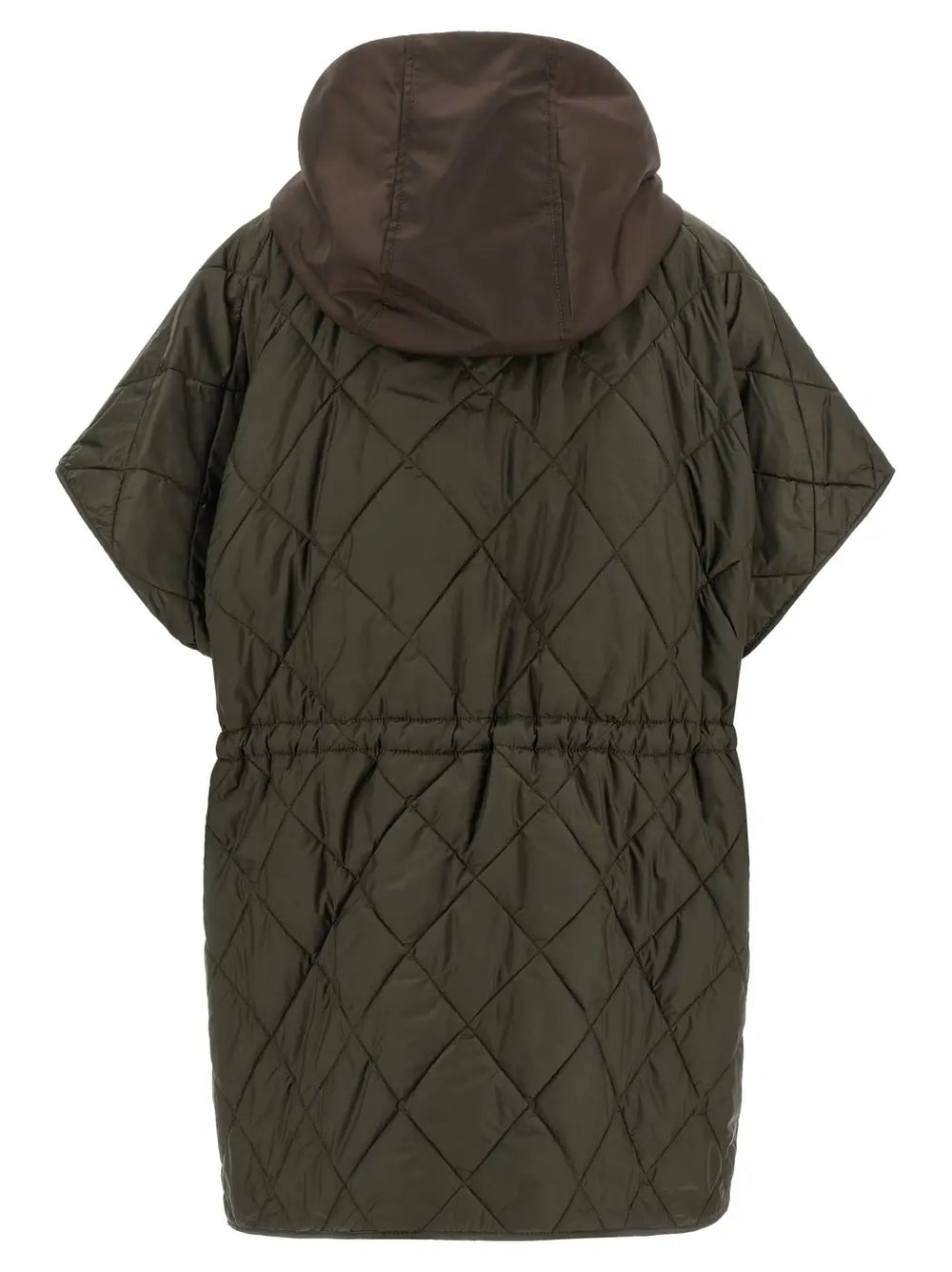 Max Mara Brown Polyamide Sleeveless Jacket