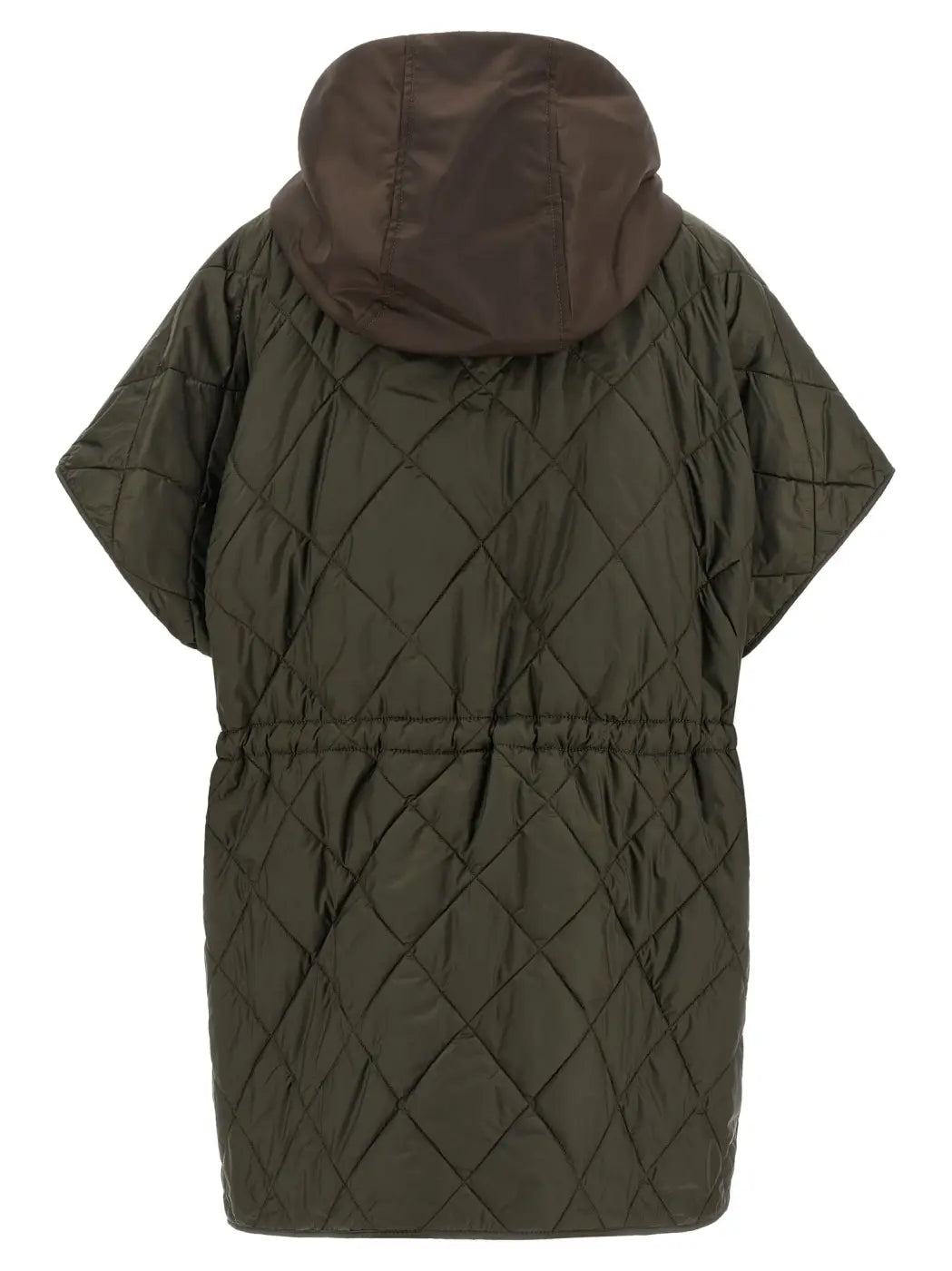 Max Mara Brown Polyamide Sleeveless Jacket