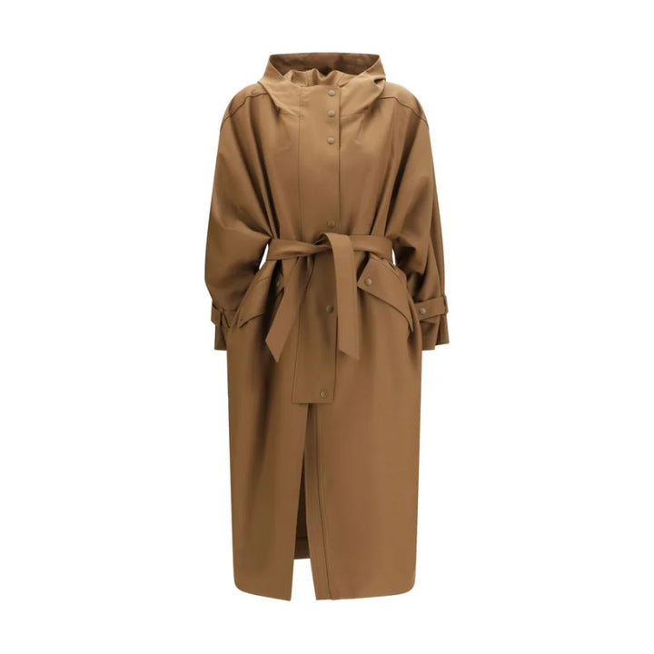 Max Mara Brown Polyester Coat