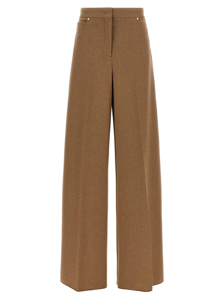 Max Mara Brown Triacetate Casual Pants