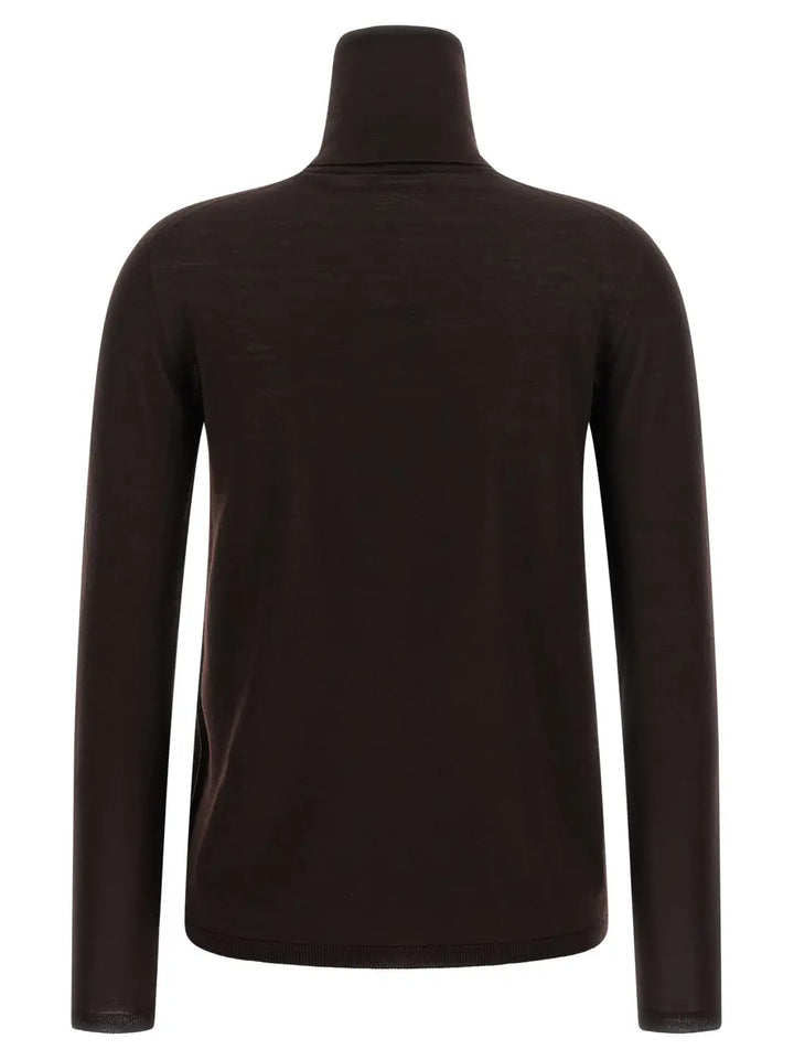 Max Mara Brown Virgin Wool Cardigan