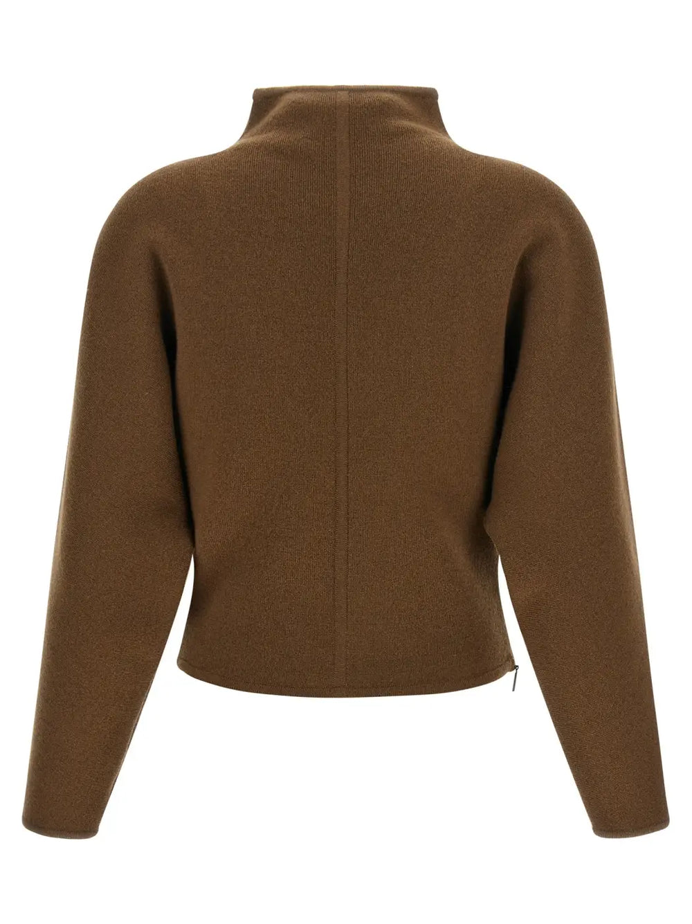 Max Mara Brown Virgin Wool Cardigan