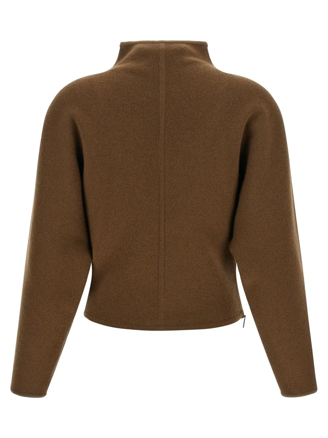 Max Mara Brown Virgin Wool Cardigan