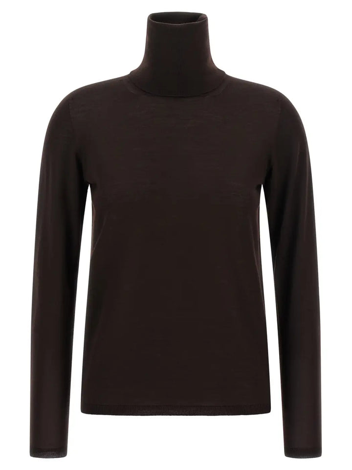 Max Mara Brown Virgin Wool Cardigan