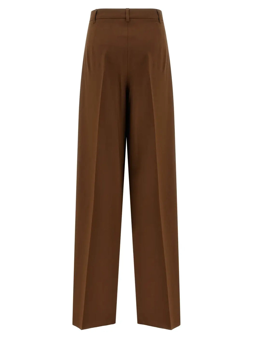 Max Mara Brown Virgin Wool Casual Pants