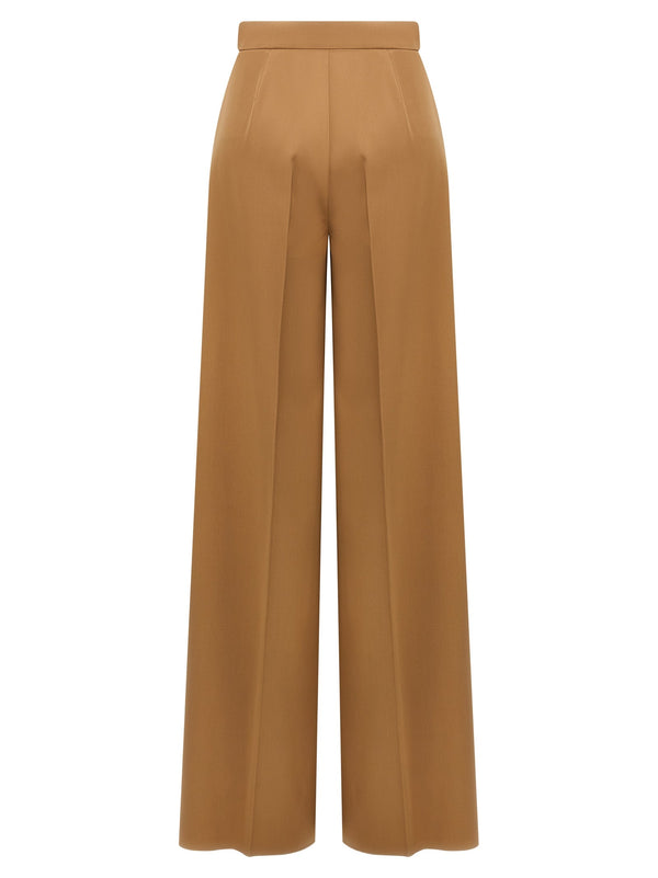 Max Mara Brown Virgin Wool Casual Pants