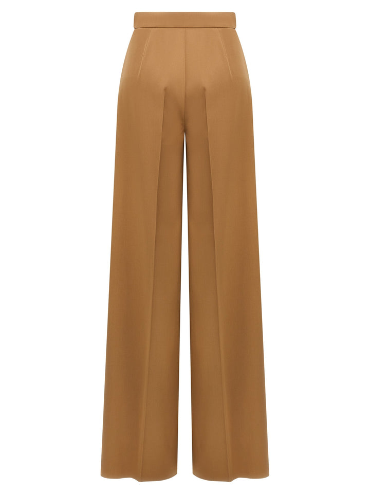 Max Mara Brown Virgin Wool Casual Pants