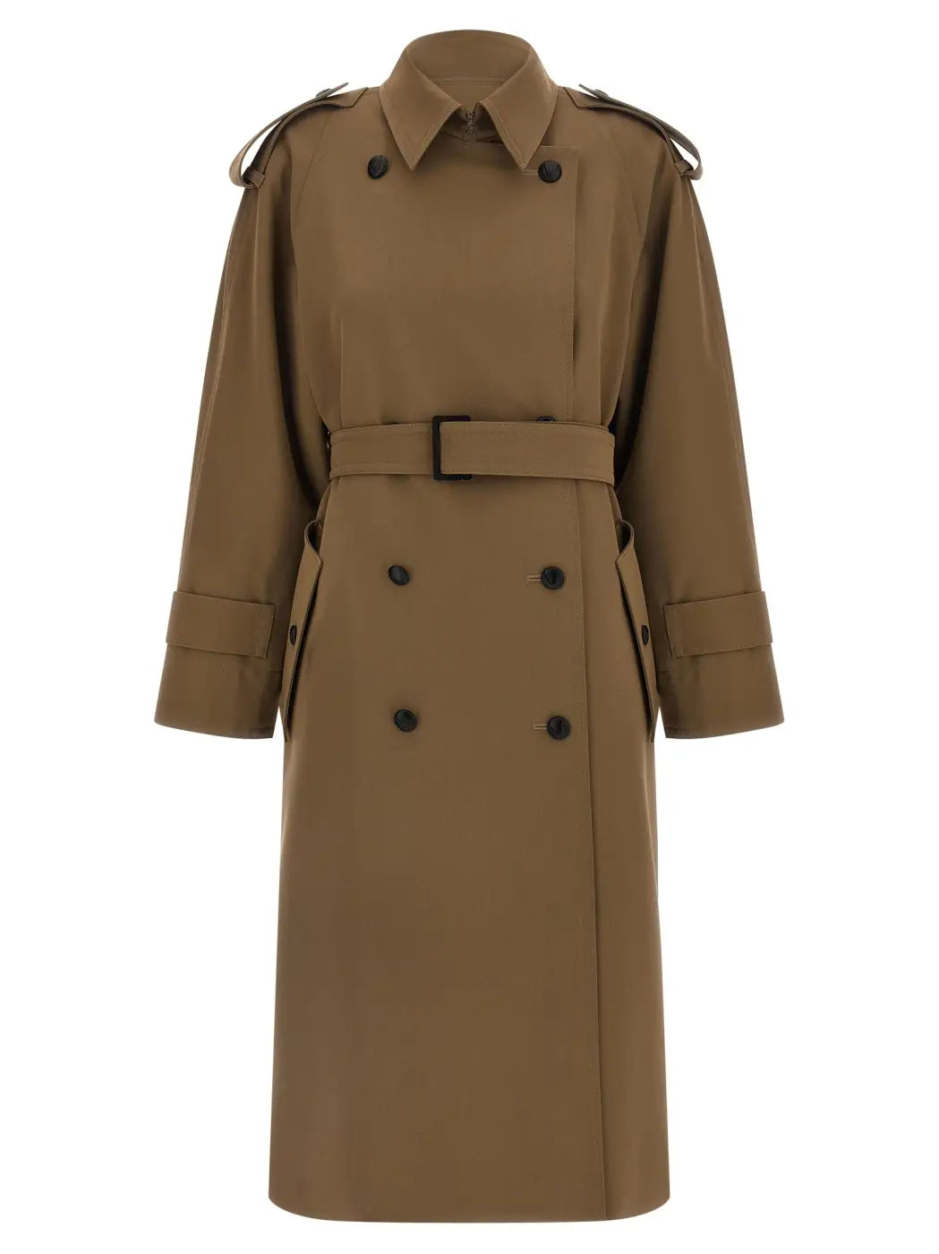 Max Mara Brown Virgin Wool Coat