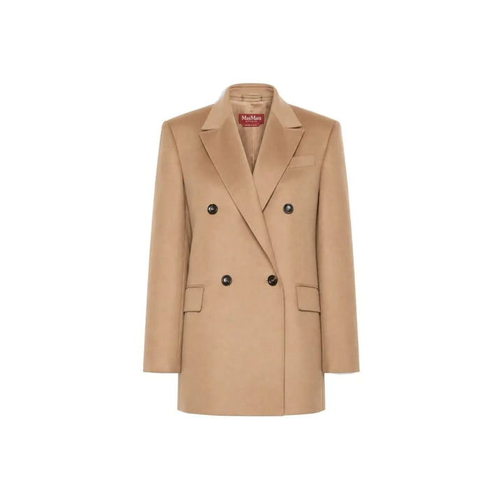 Max Mara Brown Virgin Wool Coat