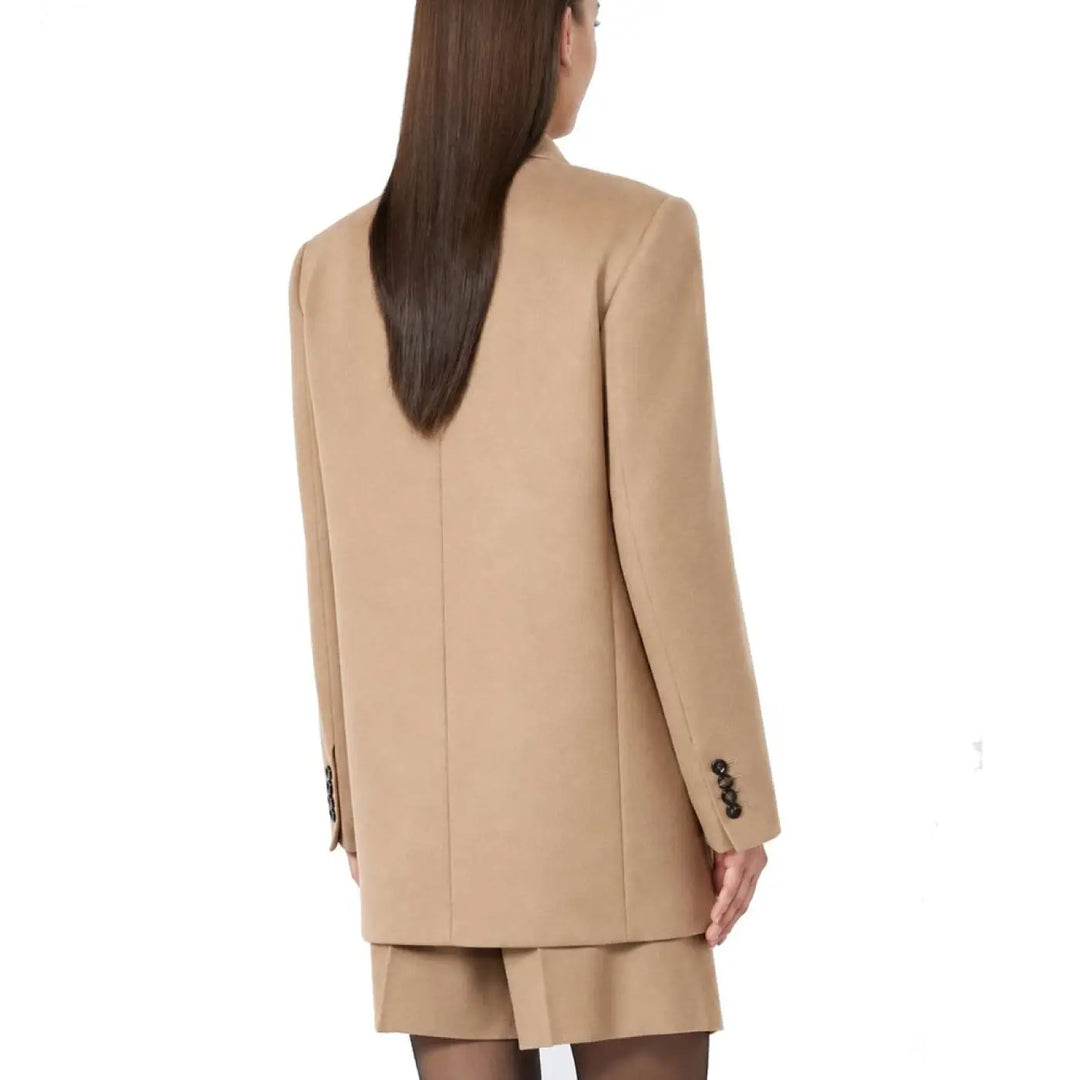 Max Mara Brown Virgin Wool Coat