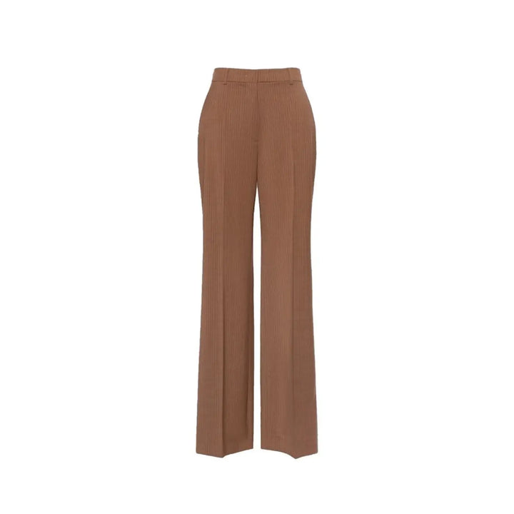 Max Mara Brown Virgin Wool Dress Pants